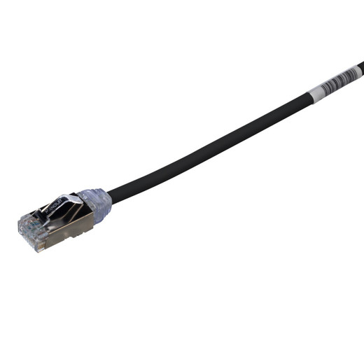 Panduit 3M CAT6A BLACK 28AWG UTP PATCH CORD CM/LSZH NC/NR - UTP28X3MBL