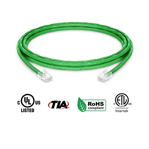 Panduit 50FT COPPER PATCH CORD CAT6 UTP GREEN NO CANCELLATION/NO RETURN - UTPSP50GRY