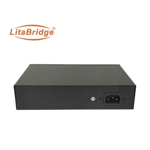 Comnet 4 Port 10/100 Mbps Ethernet Self-Managed Switch with PoE+ with Coaxial - CLFE4+1SMSPOEC