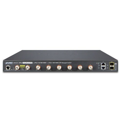 Comnet Local Eight-Channel Ethernet-over-COAX Extender With 30W PSE PoE+ - CLLFE8POEC