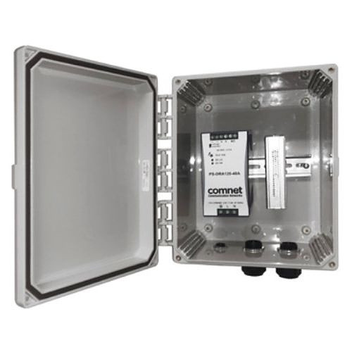Comnet Base enclosure kit includes enclosure mounting brackets DIN-Rail 1 x 3/8 NPT Gland 2 - CNEE1