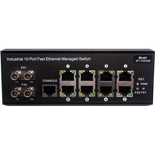 Comnet HARDENED 3PORT 1000MBPS + 7 PORT 10/100MBPS MANAGED SWITCH - CNGE3FE7MS2K