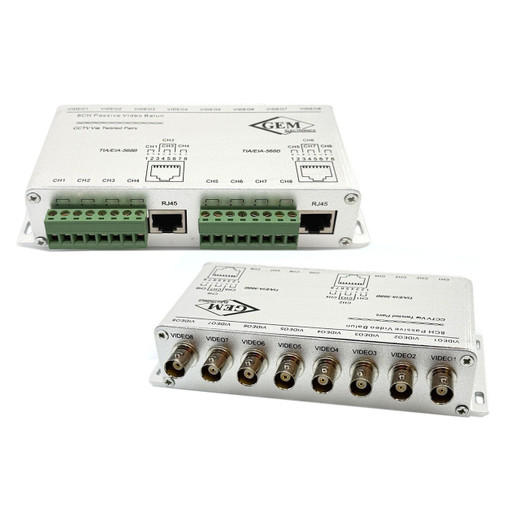 Comnet 8 Channel CopperLine Module with BNC Coaxial Cable Interface with PoE - CTS8EOCPOE