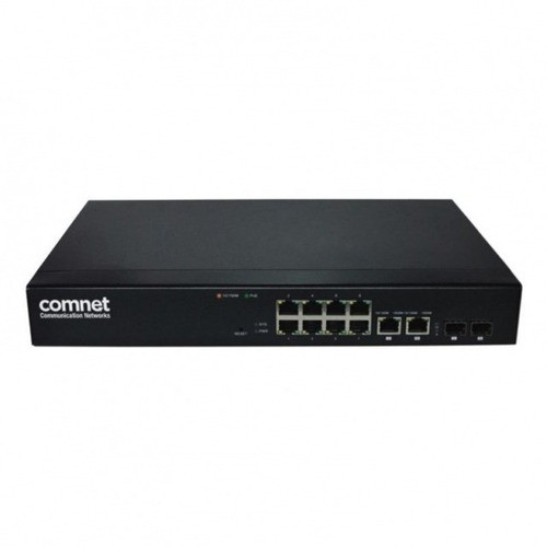 Comnet Commercial Grade Managed Layer2 Ethernet Switch With 8 - CWGE10FX2TX8MSPOE