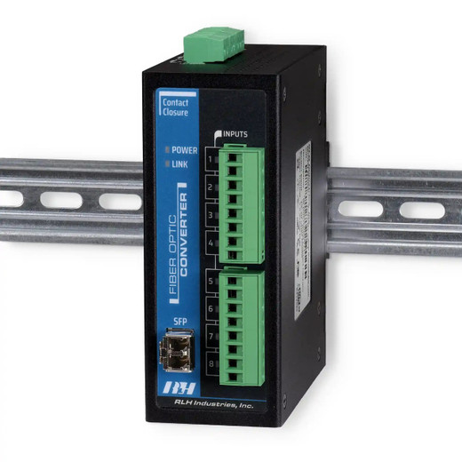 Comnet 8 Channel Contact Closure Transmitter mm 1 fiber - FDC8TM1