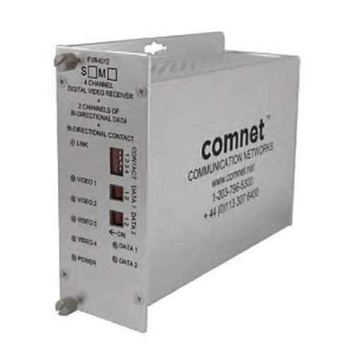 Comnet 4-Channel Digitally Encoded Video Receiver + 2 Bi-directional Data Channels sm 1 - FVR4012S1