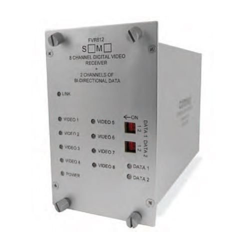 Comnet 8-Channel Digitally Encoded Video Receiver + 4 Bi-directional Data Channels - FVR80D4SFP
