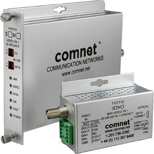 Comnet 10-bit Digitally Encoded Short-Haul Video + Bi-Directional Data + - FVT10D1A2C1M1