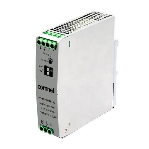 Comnet 48VDC 120Watt DIN Rail Environmentally Hardened Power Supply - PS-MORD48120