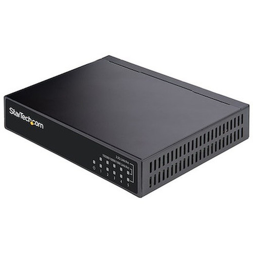 StarTech Unmanaged 2.5G Switch - 5 Port Gigabit Switch - DS52000