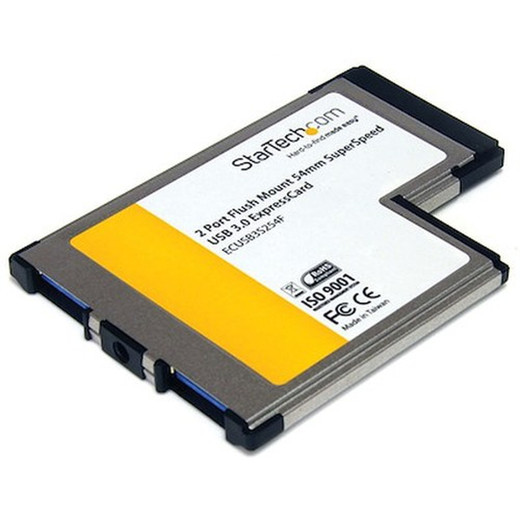 StarTech ADD TWO Flushmount USB 3.0 Ports TO Your - ECUSB3S254F