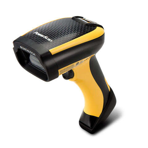 Datalogic PM9100-910RB 1D linear barcode scanner with IP65 rating front view