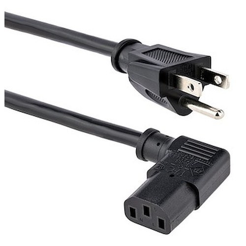 StarTech 6FT Power Cord NEMA 5-15P TO Angled C13 - PXT101L