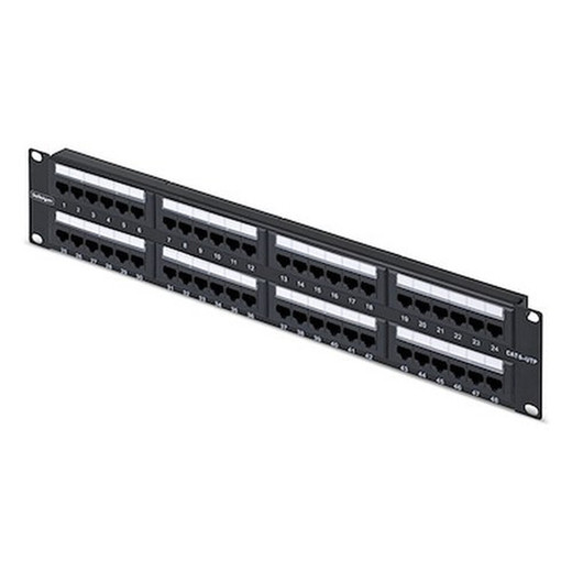 StarTech 48-PORT 2U CAT6 UTP Patch Panel Supports - CPANEL48