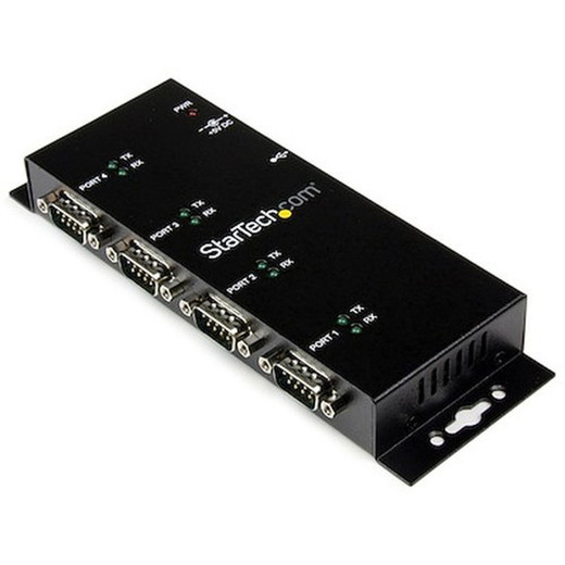 StarTech ADD 4 DIN Rail-mountable RS232 Serial - ICUSB2324I