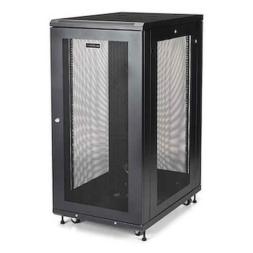 StarTech 4-POST 24U Server Rack W/ Adjustable - RK2433BKM