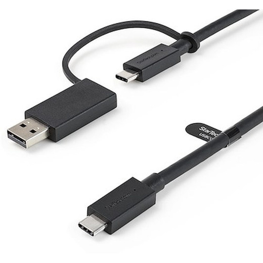 StarTech 3.3FT USB C Cable With USB A Adapter Dongle - USBCCADP