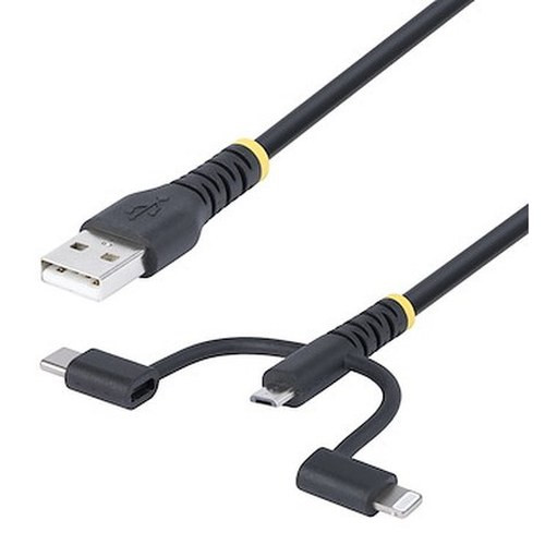 StarTech RLTCUB1MBK 3.3ft USB Multi Charging Cable