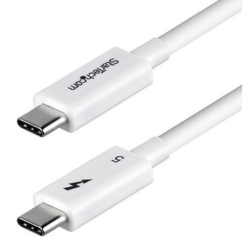 StarTech 2.6FT (80CM) Thunderbolt 5 Cable - TBLT5MM80CM240WWH