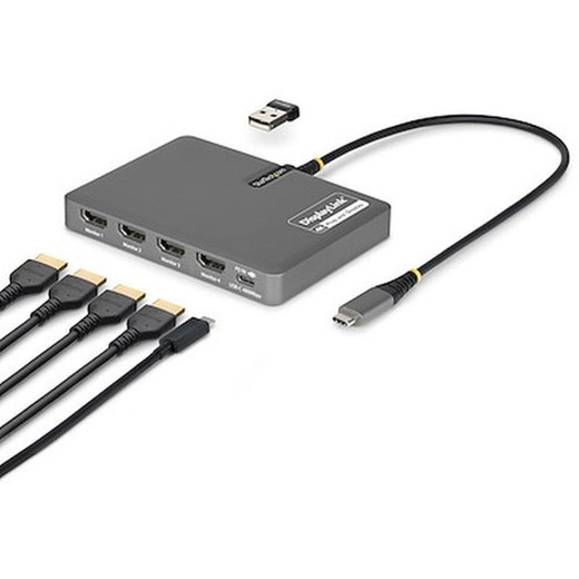 StarTech Usb-c TO Quad-monitor Workstation - QUAD-USB-HDMI-ADAPT