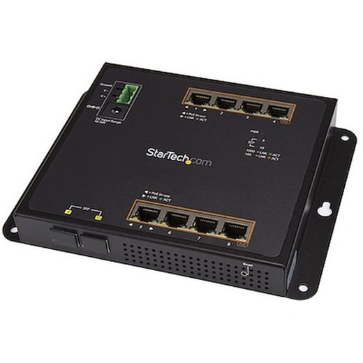 StarTech IES101GP2SFW 8+2 Port Gigabit PoE+ Switch