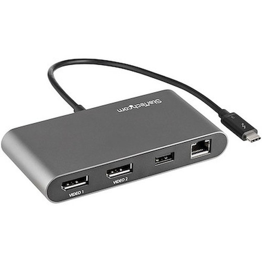 StarTech Thunderbolt 3 Mini Dock - 40GB Video & - TB3DKM2DPL