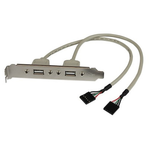 StarTech 2 Port USB A Slot Plate Adapter - USBPLATE