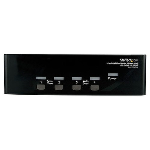 StarTech 4 Port DVI VGA Dual Monitor KVM Switch - SV431DDVDUA