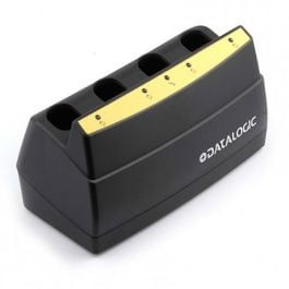 Datalogic MC-P090 4-Slot Battery Charger front view with charging ports and LED indicators