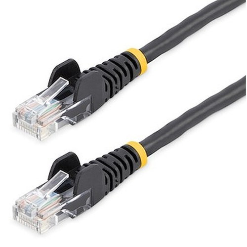 StarTech 25FT Black CAT5E Snagless Patch Cable - 45PATCH25BK