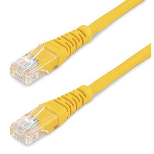 StarTech 10 FT Yellow CAT5E UTP Patch Cable - M45PATCH10YL