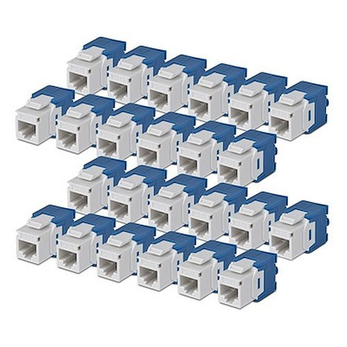StarTech 24-PACK OF CAT6 RJ45 UTP Keystone - C6KEYTL180WH24PK