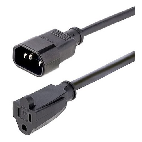 StarTech 3FT (1M) 18AWG AC Power Extension - 1415R-3F-POWER-CORD