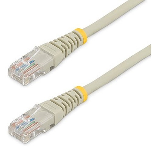 StarTech 5FT Gray Molded CAT5E UTP Patch Cable - M45PATCH5GR