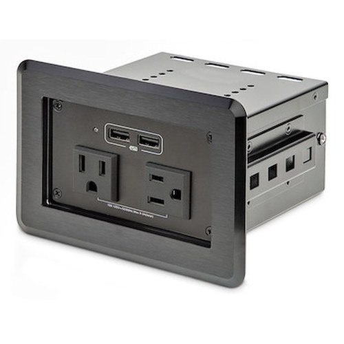 StarTech Dual Conference Table Power Outlet BOX - KITBZPOWNA