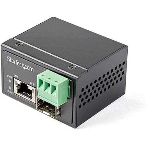 StarTech Fiber TO Ethernet Media Converter Extends - IMC1GSFP30W