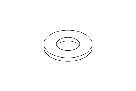 Chatsworth Washers: Type A Plain 3/8IN; Zinc - 20283-013