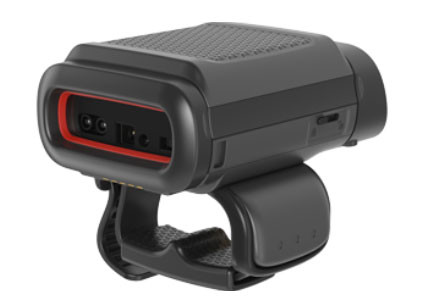 Honeywell 8680IB201-2-N ring scanner detail showing ergonomic wearable design and controls