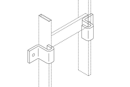 Chatsworth 10608-E01 Vertical Wall Bracket