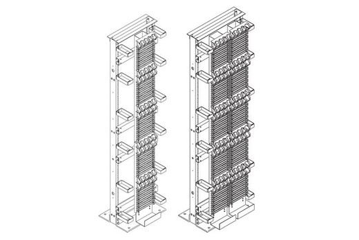 Chatsworth 110D Block Mounting Panels; 19INW; Clear; - 11483-530