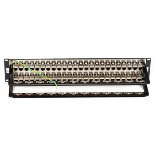 Black Box CAT6 Patch Panel Feed-Through 2U Shielded - JPM816A