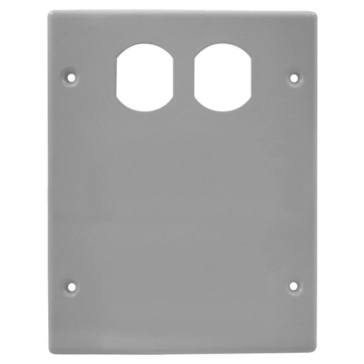 Hubbell HBL6747BXXGY 3-Gang Cover Plate