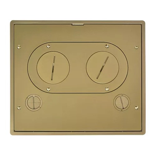 Hubbell 610GTFFCVRBRS Rectangular Flush Cover