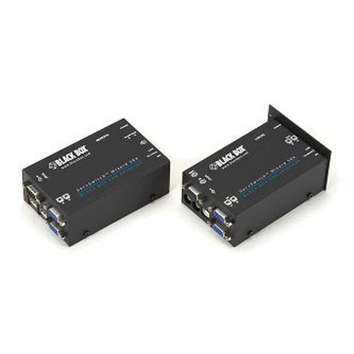 Black Box KVM Extender - Dual VGA USB 2.0 RS232 Audio - ACU5052A
