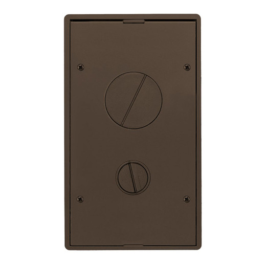 Hubbell 24GTFFCVRBRZ Furniture Feed Cover - Bronze
