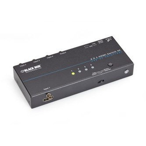 Black Box Enables Switching Between 1 HDMI - VSW-HDMI4X1-4K