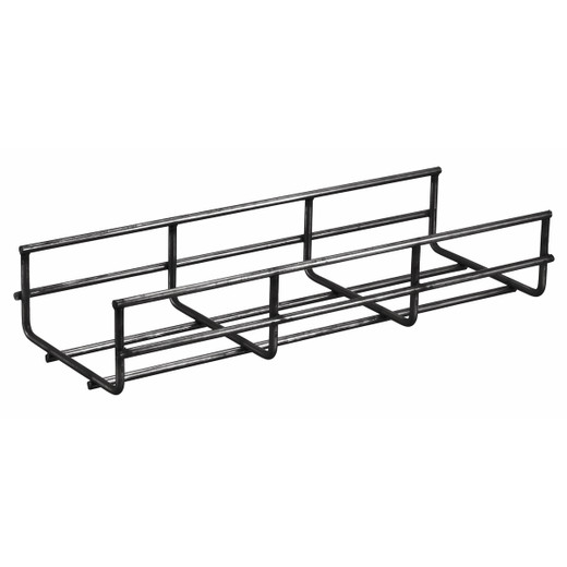 Hubbell HBT0208BK Wire Basket Tray - 2in. H x 8in. W