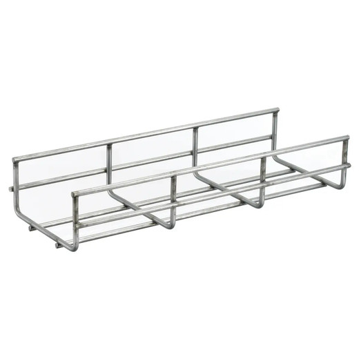 Hubbell Wire Basket Tray Overhead 2in. in. Hx4in. in. Wx118in. in. L Pre-Galvanized Round - HBT0204