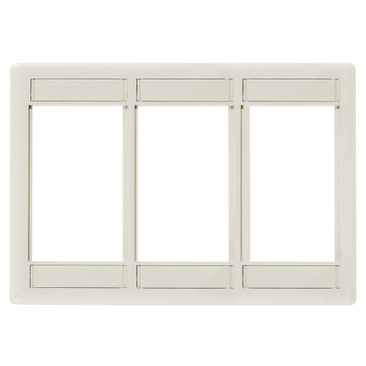 Hubbell IMF3OW 3-Gang Wallplate