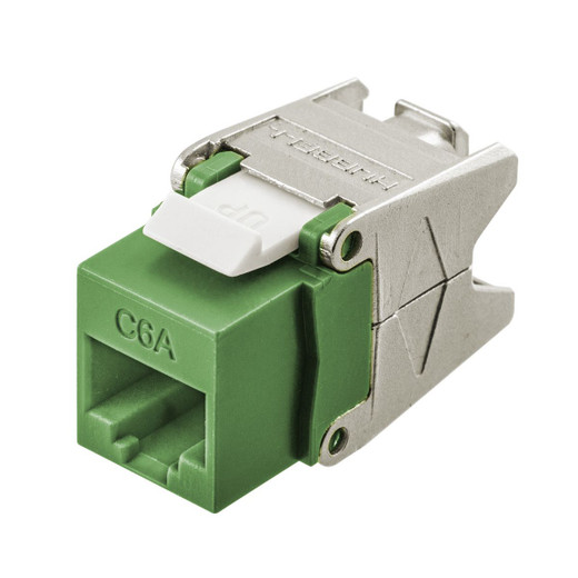 Hubbell HJU6AGN Category 6A Jack - Green